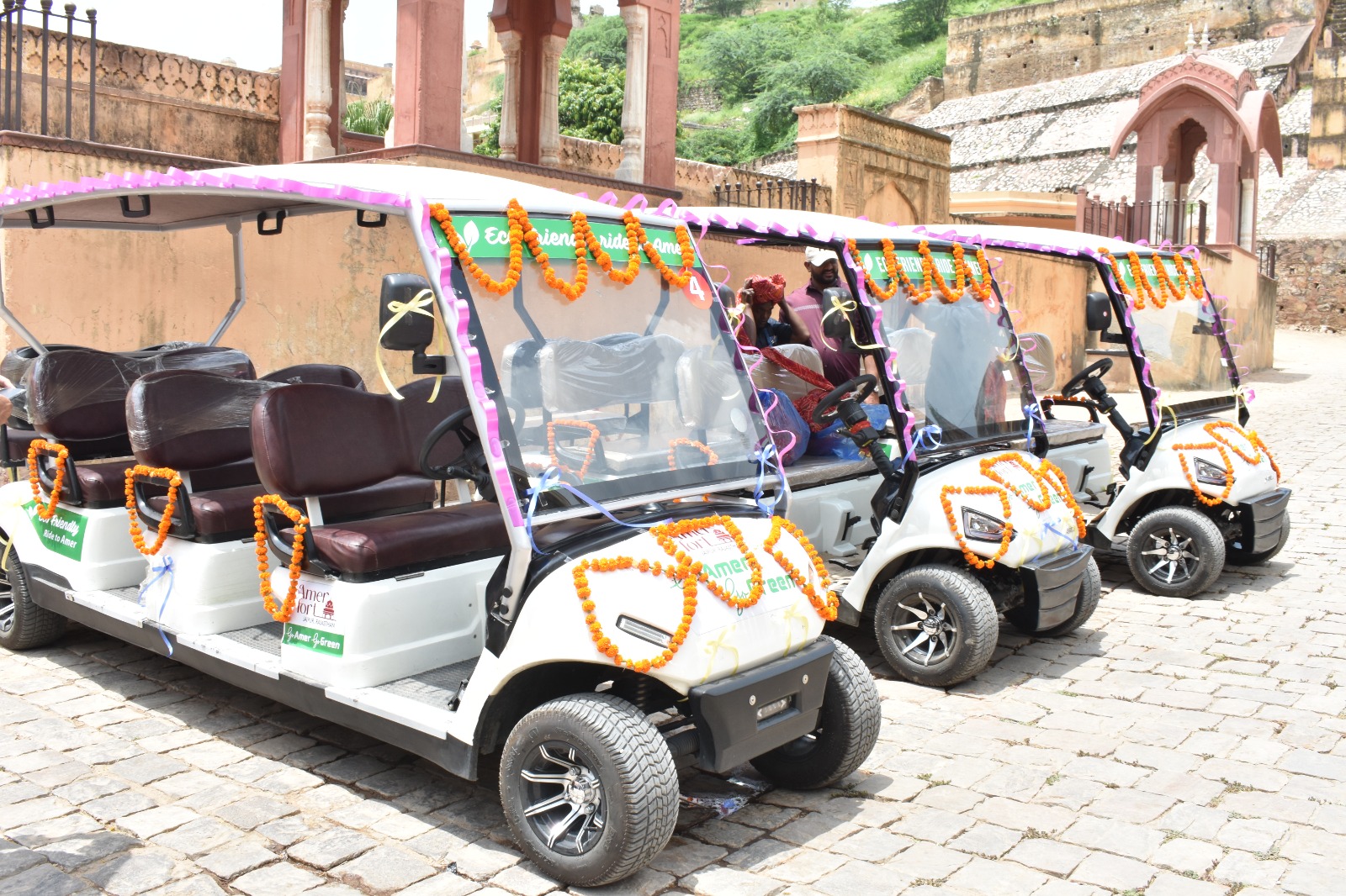 CABINET MINISTER MAHESH JOSHI LAUNCHES E-VEHICLES AT AMBER FORT